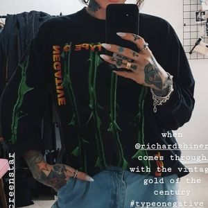 ISO (NOT FOR SALE) vintage type o negative shirt